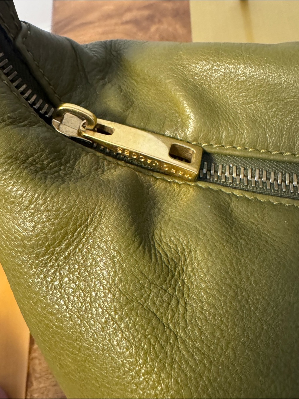 Vintage Marc Jacobs Large Olive Green Multipocket Shoulder Bag RARE - Picture 7 of 9